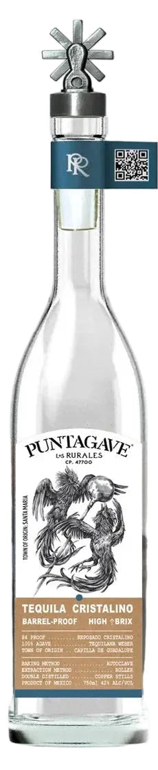Puntagave Los Rusales High Proof Cristalino Tequila 750ml