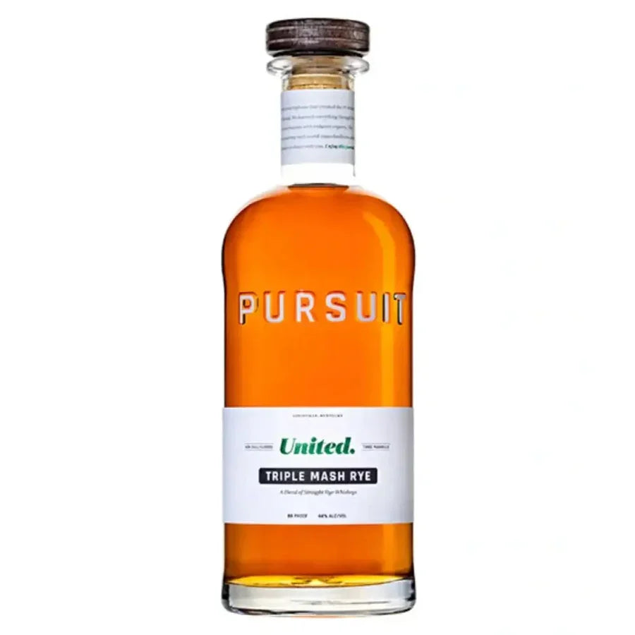 Pursuit United Triple Mash Barrel 123.8 Proof Rye Whiskey 700ml