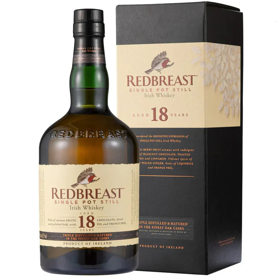 Redbreast 18 Year Old Single Pot Still Irish Whiskey 750ml