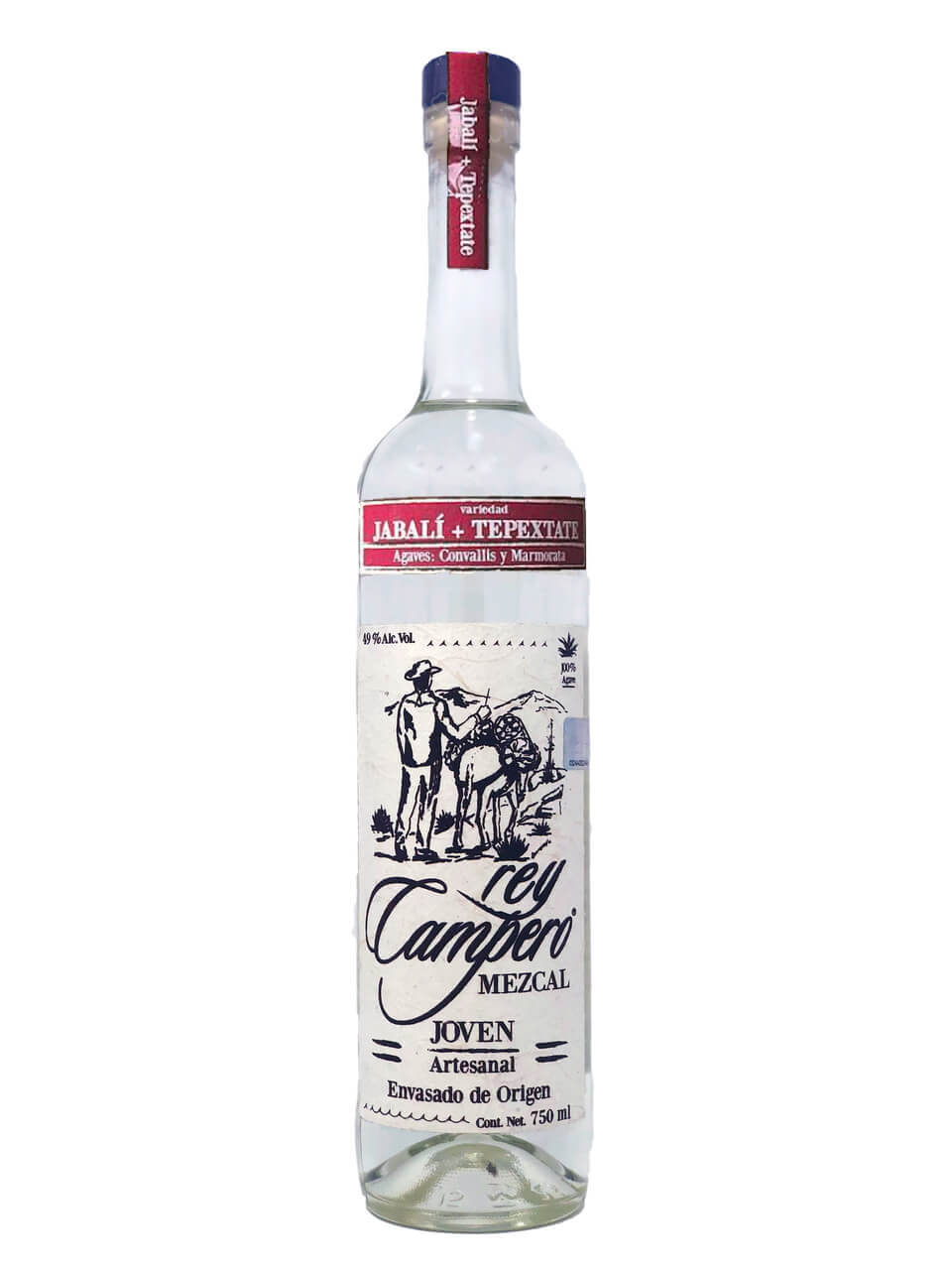 Rey Campero Jabali - Tepextate Mezcal Joven 750ml