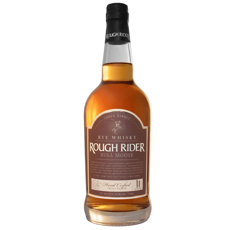 Rough Rider Bull Moose Three Barrel Rye Whisky 750ml
