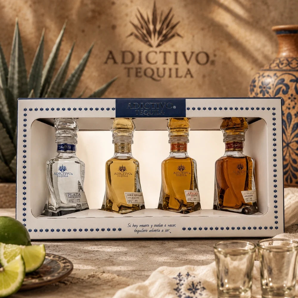 Adictivo Collection Tequila 50ml Bottle 4-Pack