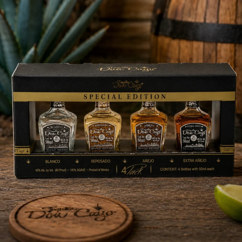 Don Cayo Miniature Tequila Bundle 50ml 4-Pack