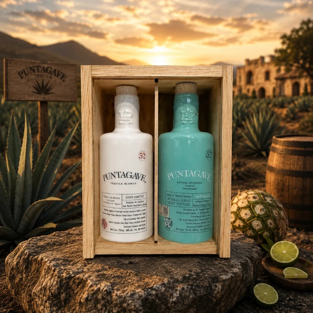 Puntagave Artisanal Mezcal & Blanco Tequila 375ml Bundle 2-Pack