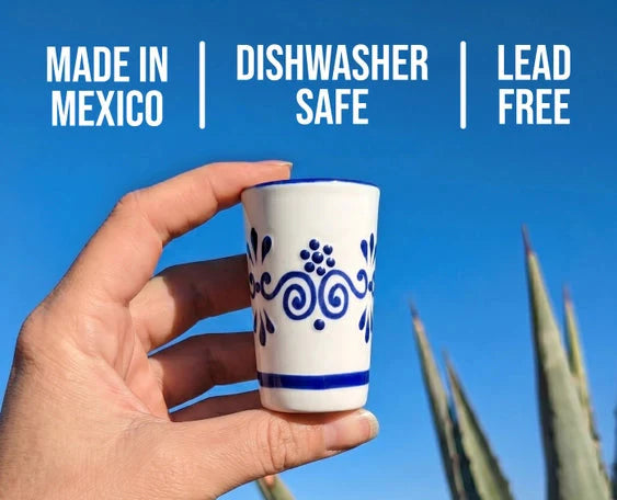 Shot Ceramic Glasses 2.5-Oz