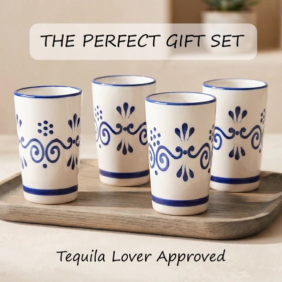 Shot Ceramic Glasses 2.5-Oz