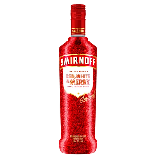 Smirnoff Red White and Merry Vodka 750ml