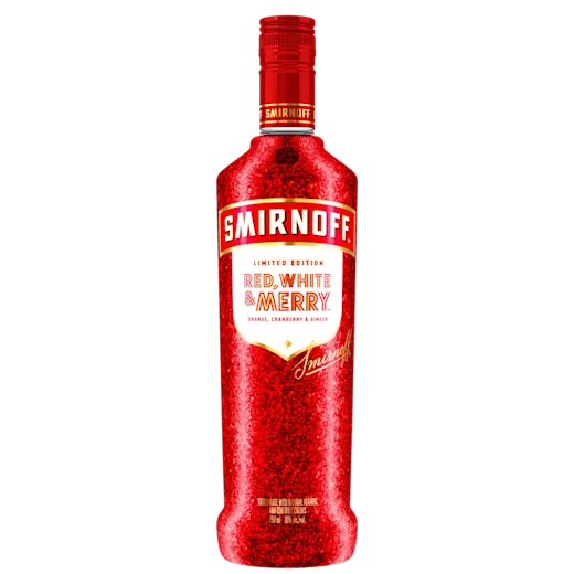 Smirnoff Red White and Merry Vodka 750ml