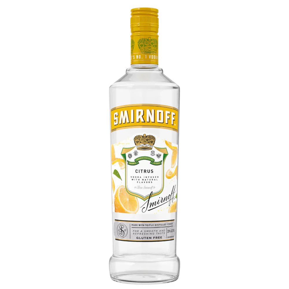 Smirnoff Twist of Citrus Flavored Vodka 750ml
