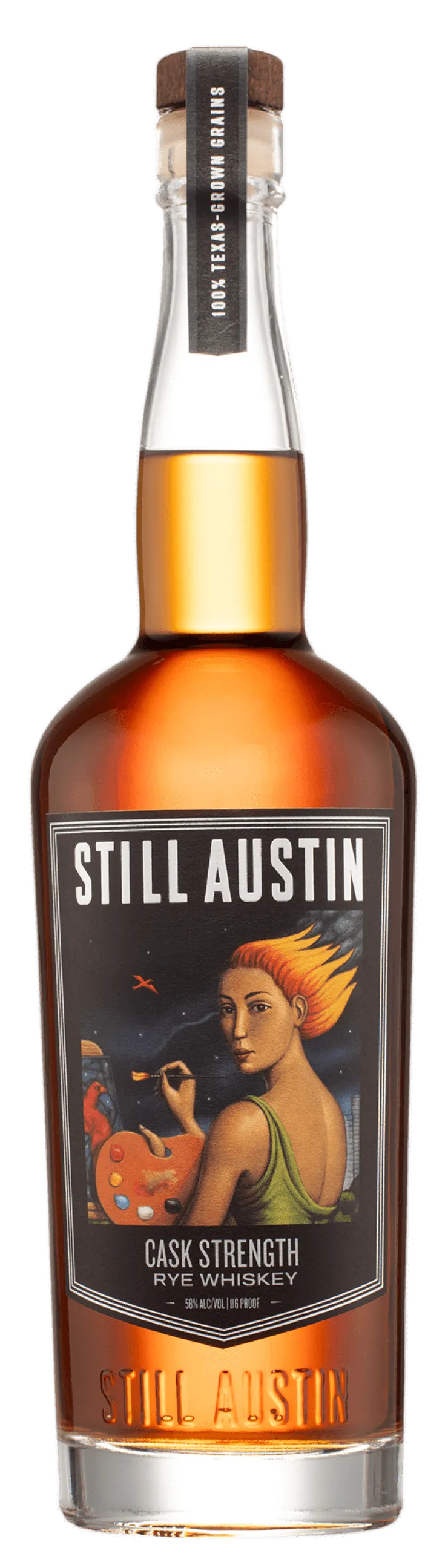Still Austin Limited Release Cask Strength Rye Whiskey 750ml