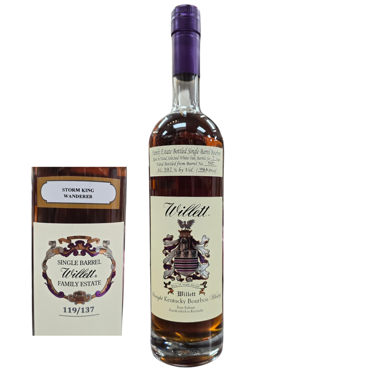 Willett Family Estate 7 Year Old Storm King Wanderer Straight Bourbon Whiskey 750ml
