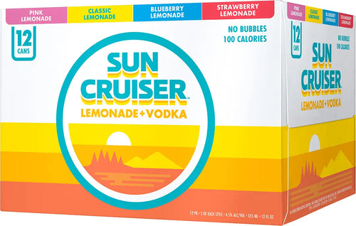 Sun Cruiser Lemonade Vodka Cocktail 12-Pack