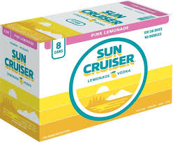 Sun Cruiser Pink Lemonade Vodka Cocktail 12-Oz 8-Pack