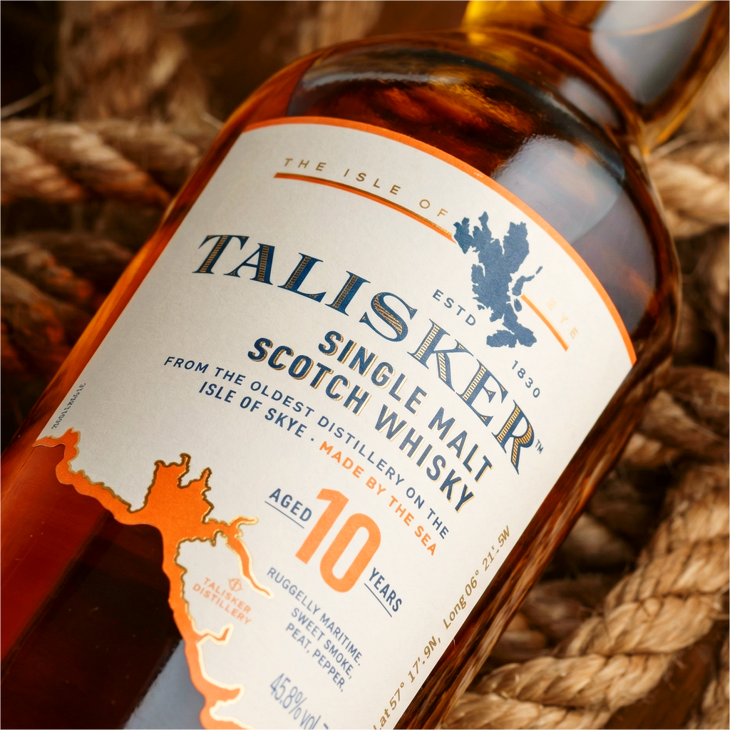 Talisker 10 Year Old Single Malt Scotch Whisky 750ml