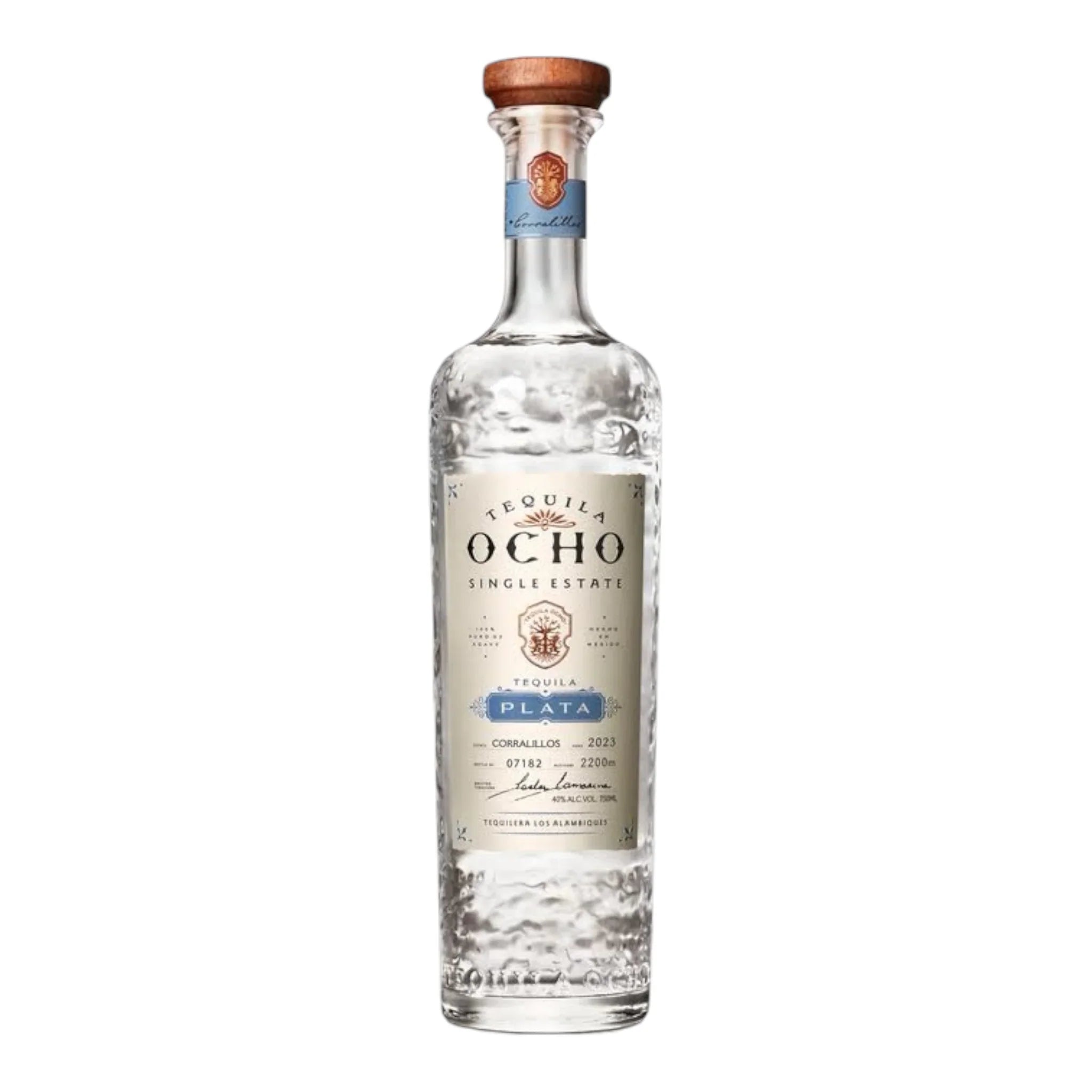Tequila Ocho Single Estate Plata Blanco Tequila 750ml