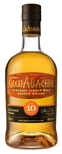 GlenAllachie Rye Wood Finish 10 Year Old Single Malt Scotch Whisky 750ml