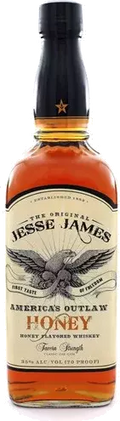 The Original Jesse James America's Outlaw Honey Flavored Whiskey 750ml
