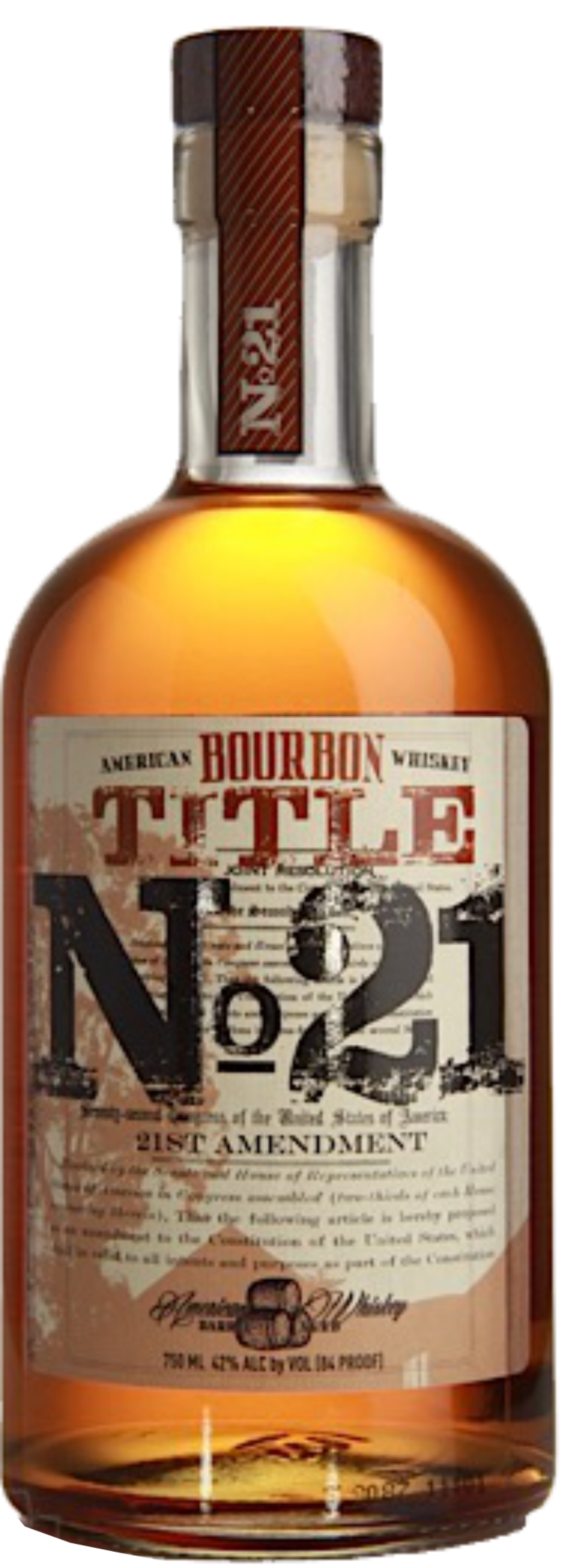 Title No. 21 American Bourbon Whiskey 750ml
