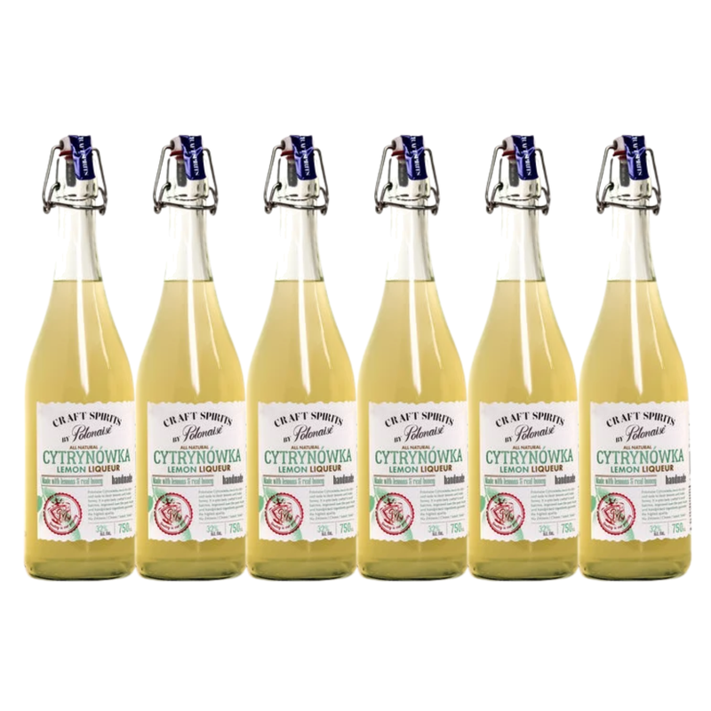 Polonaise Cytrynowka Lemon Liqueur Bundle 750ml 6-Pack