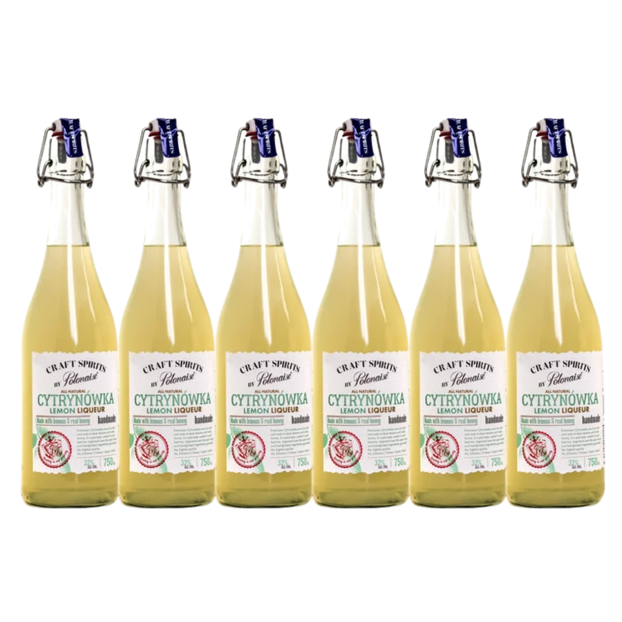 Polonaise Cytrynowka Lemon Liqueur Bundle 750ml 6-Pack