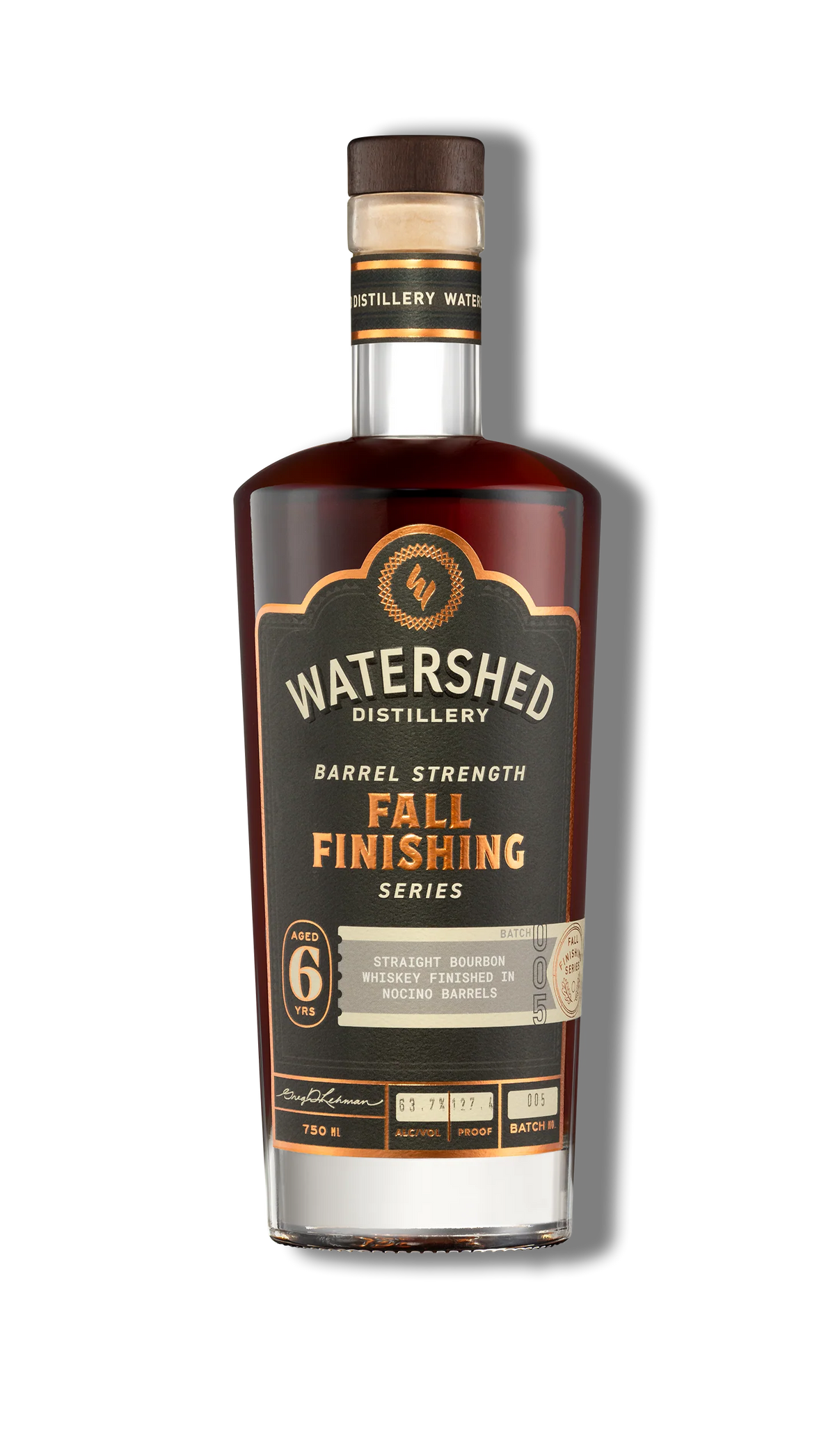 Watershed Fall Finishing Series Barrel Strength Bourbon Finish In Nocino Barrels 750ml