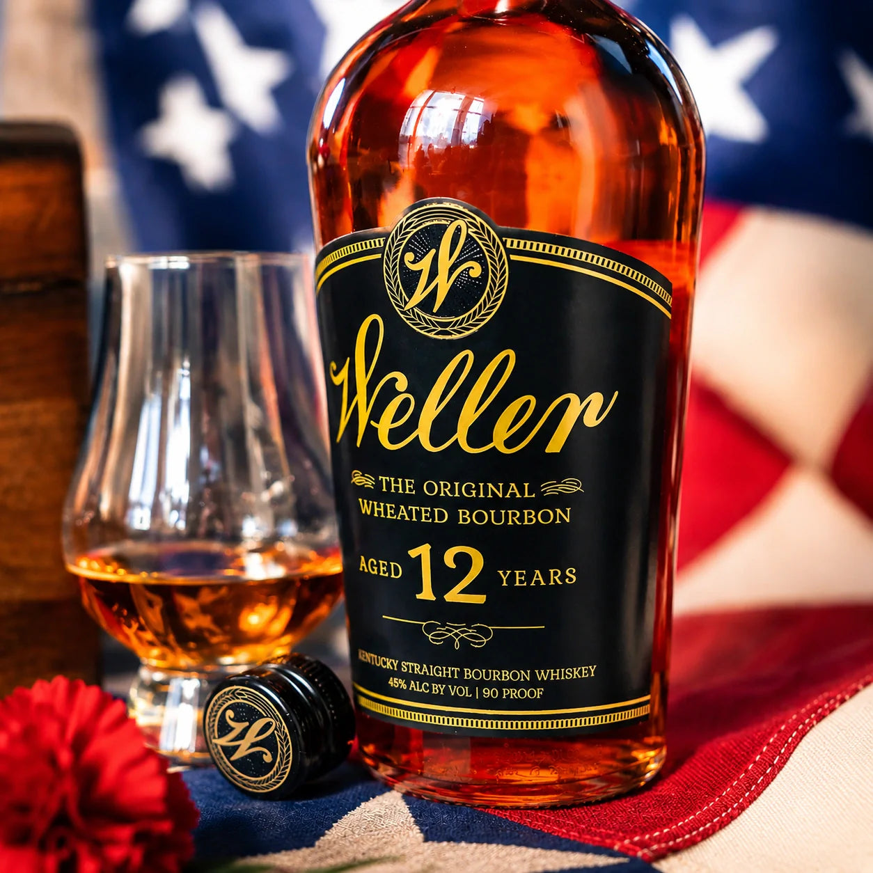 W. L. Weller 12 Year Old Kentucky Straight Wheated Bourbon Whiskey 750ml