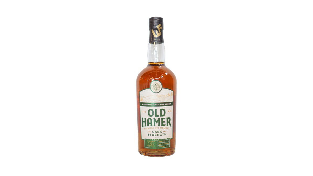 West Fork Whiskey Co. Old Hamer Cask Strength Straight Rye Whiskey 750ml