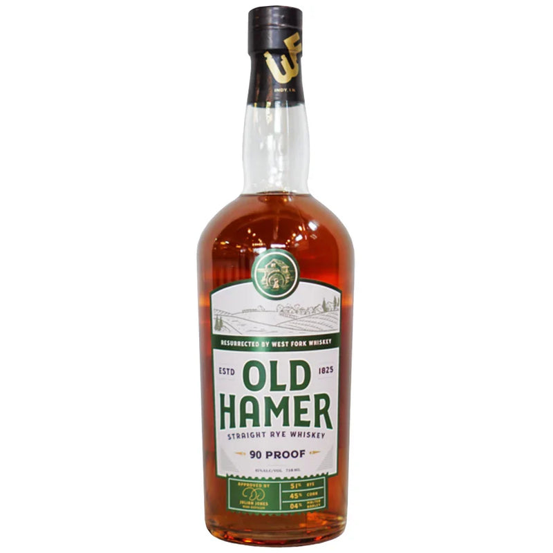 West Fork Whiskey Co. Old Hamer Straight Rye Whiskey 750ml
