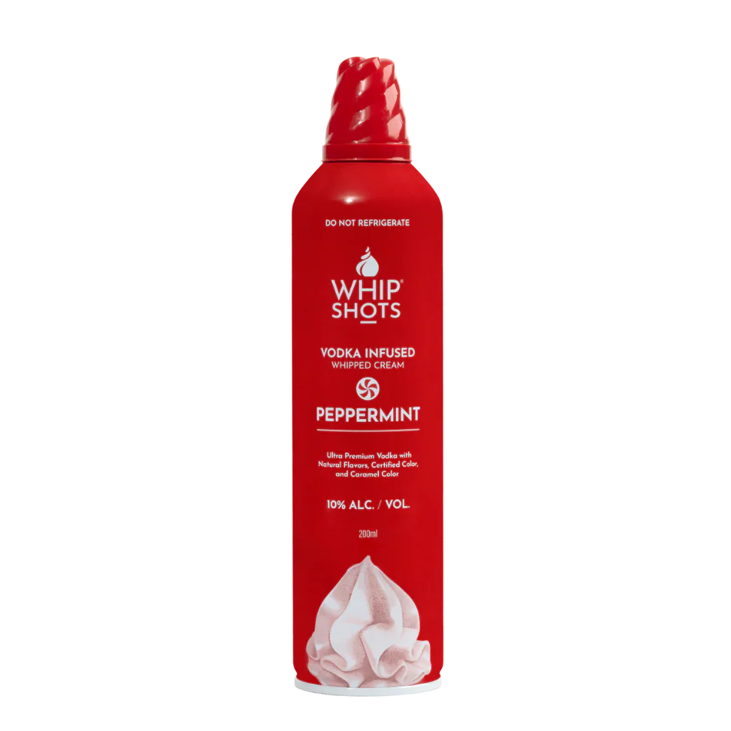 Whip Shots Peppermint Vodka Infused Whipped Cream 200ml
