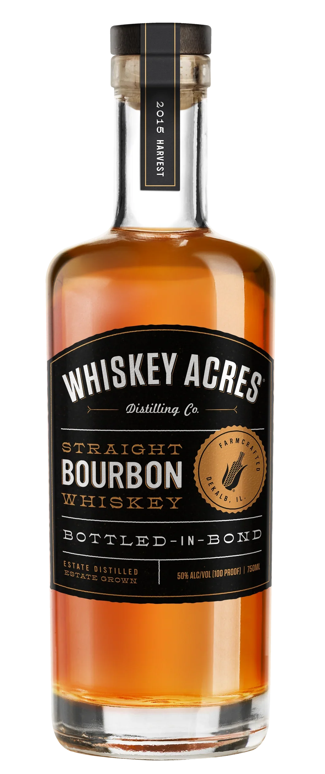 Whiskey Acres Bottled in Bond Straight Bourbon Whiskey 750ml