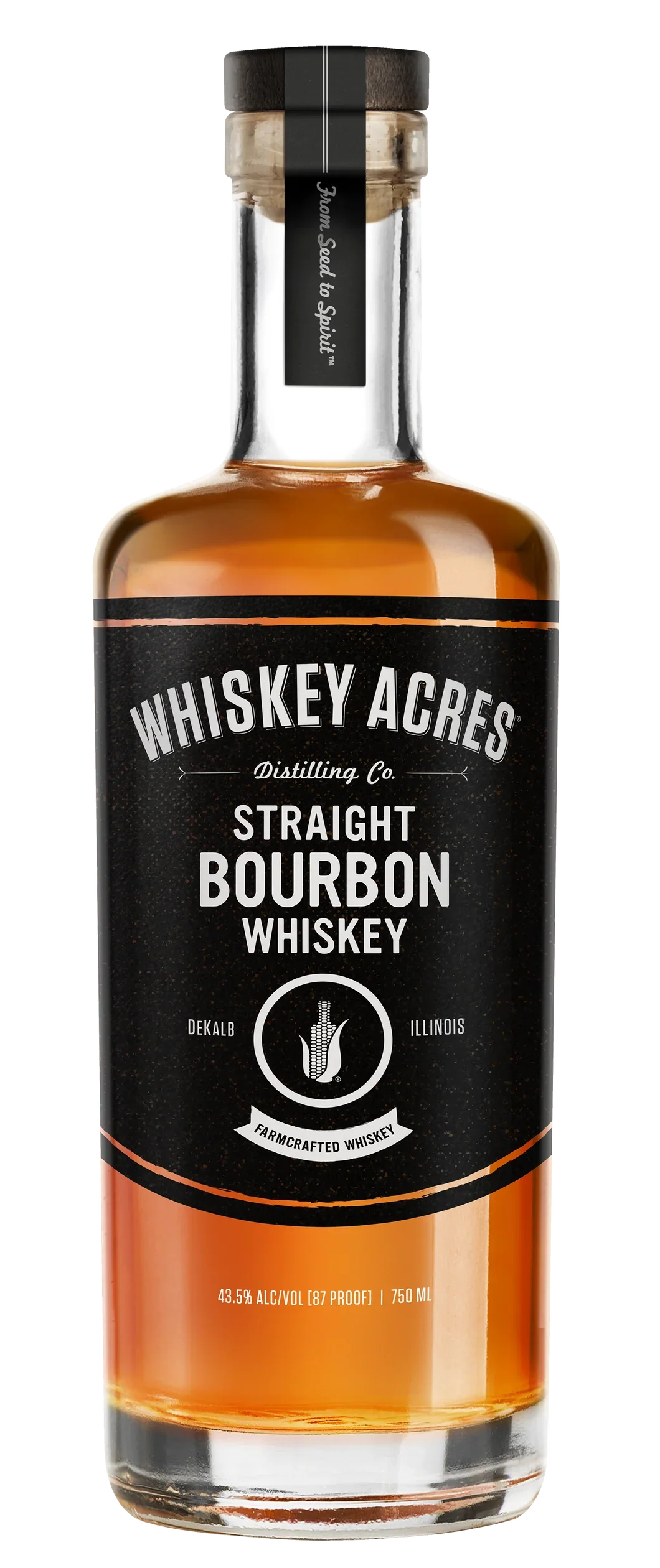 Whiskey Acres Farmcrafted Straight Bourbon Whiskey 750ml