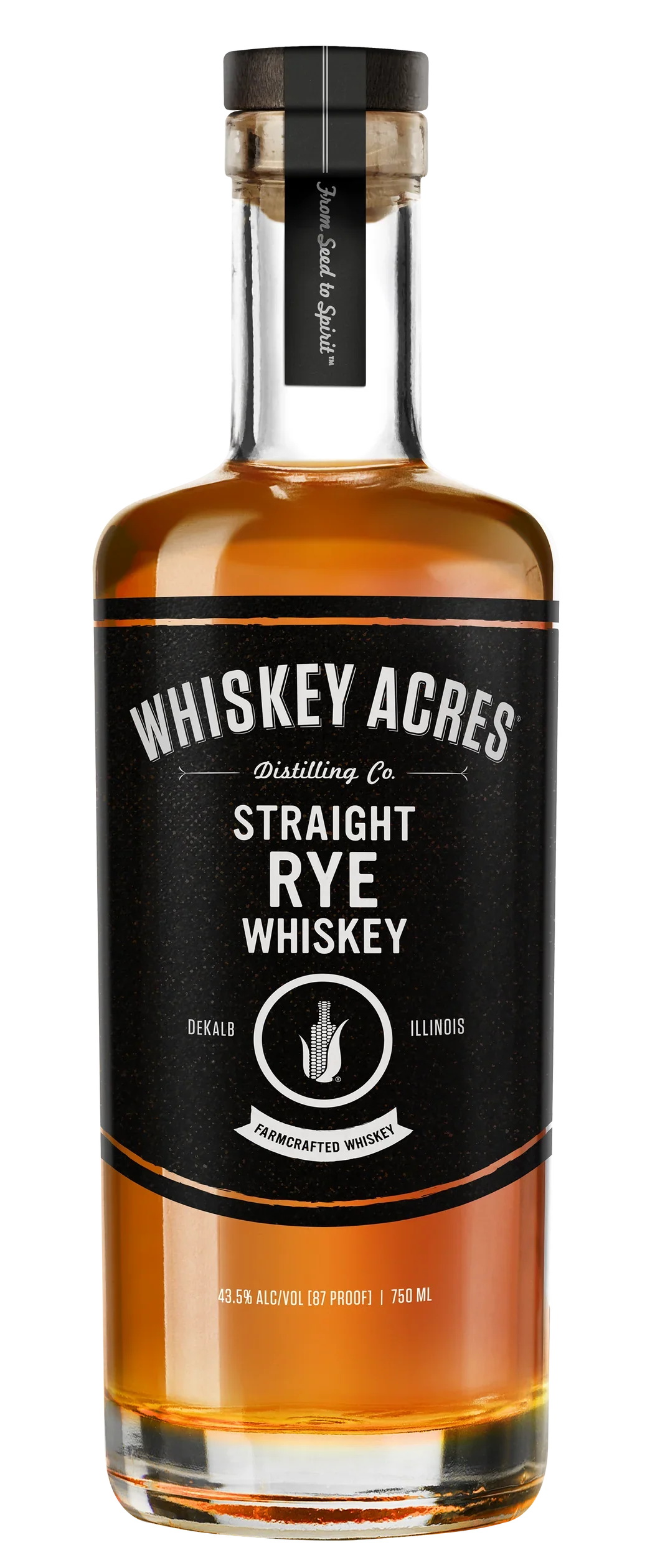 Whiskey Acres Farmcrafted Straight Rye Whiskey 750ml