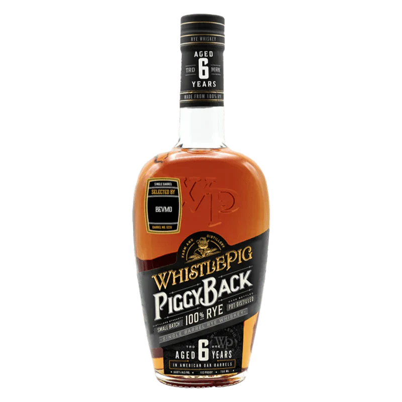 WhistlePig Piggy Back 6 Year Old Rye Whiskey 750ml