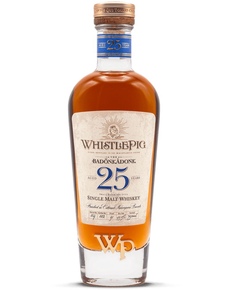 WhistlePig The Badonkadonk 25 Year Old Single Malt Whiskey 750ml