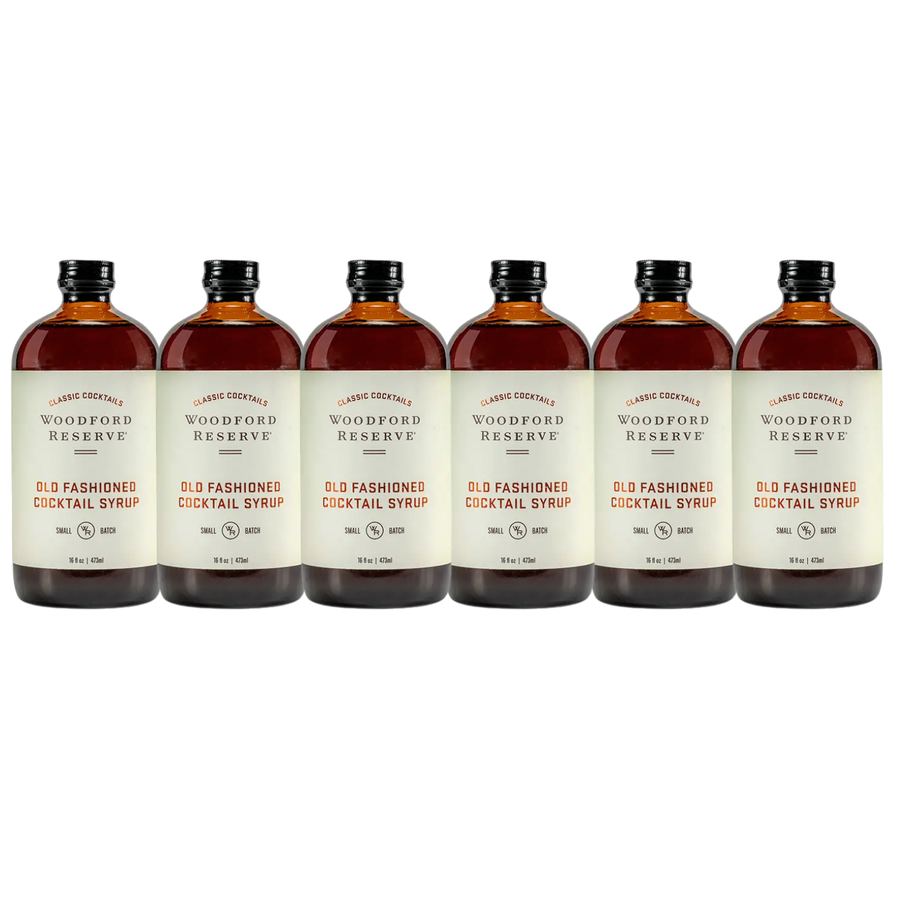 Woodford Reserve Old Fashioned Cocktail Syrup 16-Oz Bottle 6-Pack