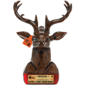 World Whiskey Society 6 Year Old Deer Head Ceramic Straight Bourbon Whiskey 700ml