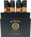 World Whiskey Society Cigar Tube American Bourbon Whiskey 100ml Bottle 12-Pack