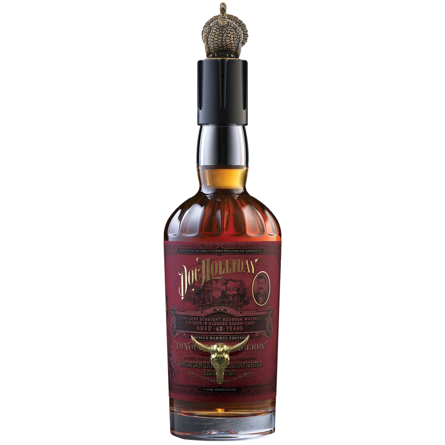 World Whiskey Society Doc Holliday Oloroso Cask Finish Thanksgiving Release 13 Year Old Straight Bourbon Whiskey 750ml