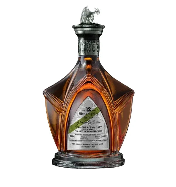 World Whiskey Society Reserve Collection Awamori Casks Finished 12 Year Old Straight Rye Whiskey 750ml