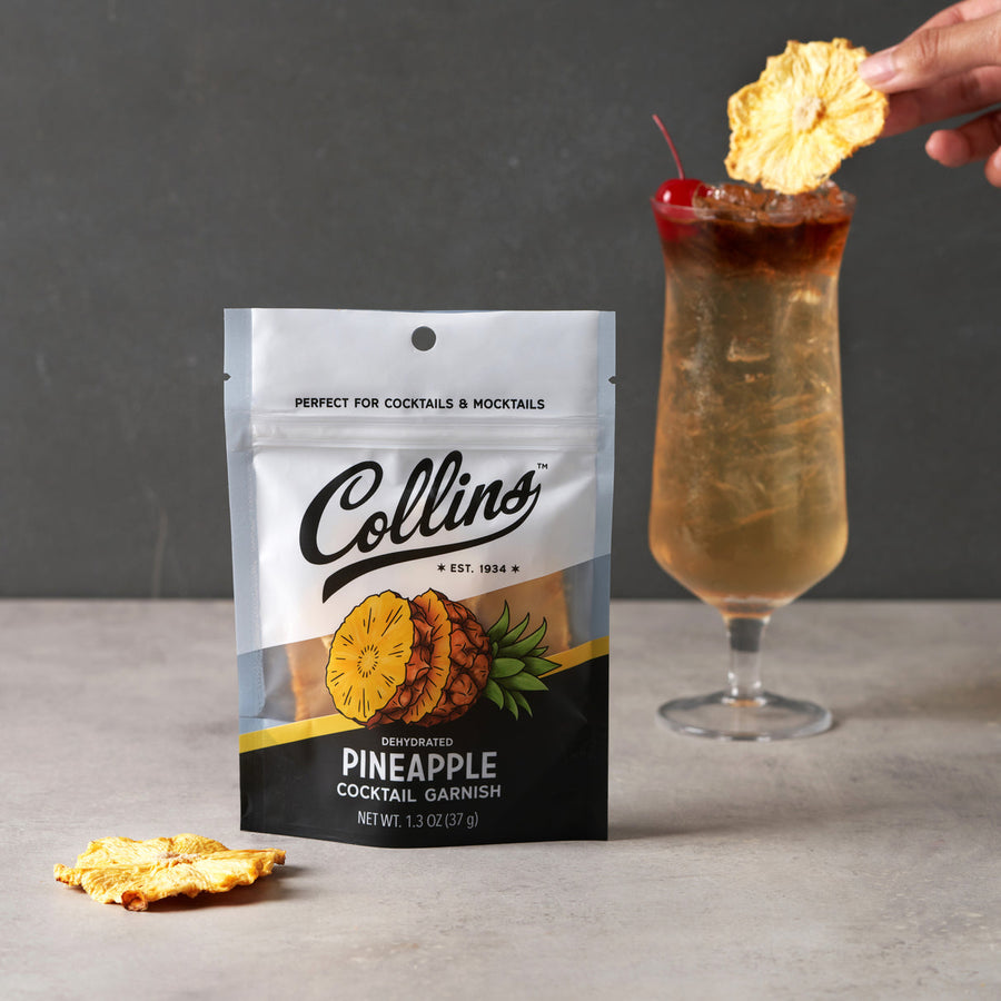 Collins Dehydrated Pineapple Cocktail Garnish 1.3-Oz