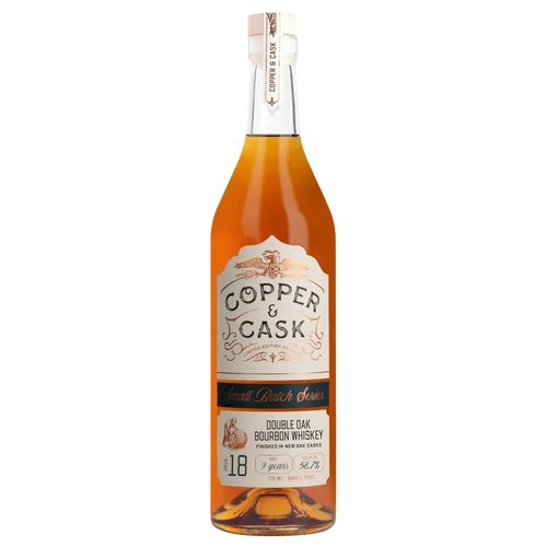 Copper & Cask Small Batch Series Batch 18 Double Oak Straight Bourbon Whiskey 750ml