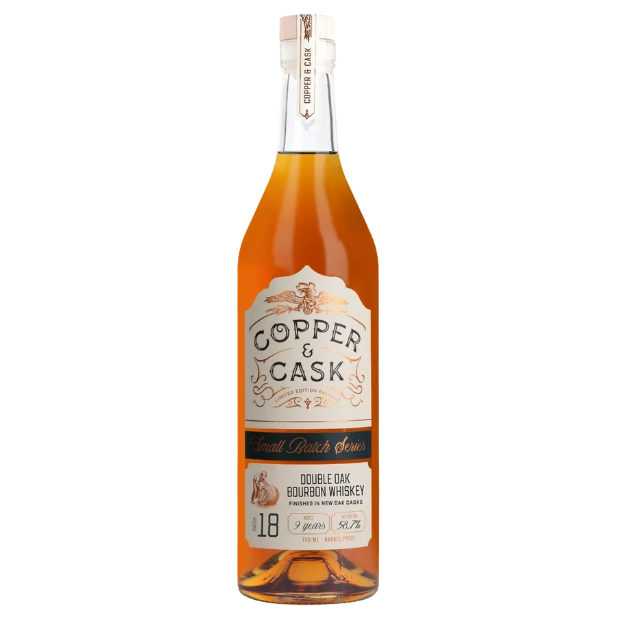 Copper & Cask Small Batch Series Batch 18 Double Oak Straight Bourbon Whiskey 750ml
