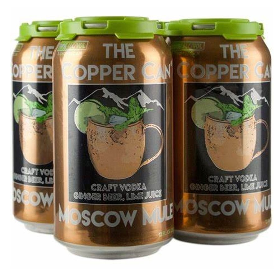 The Copper Can Moscow Mule Can Box 4-Pack