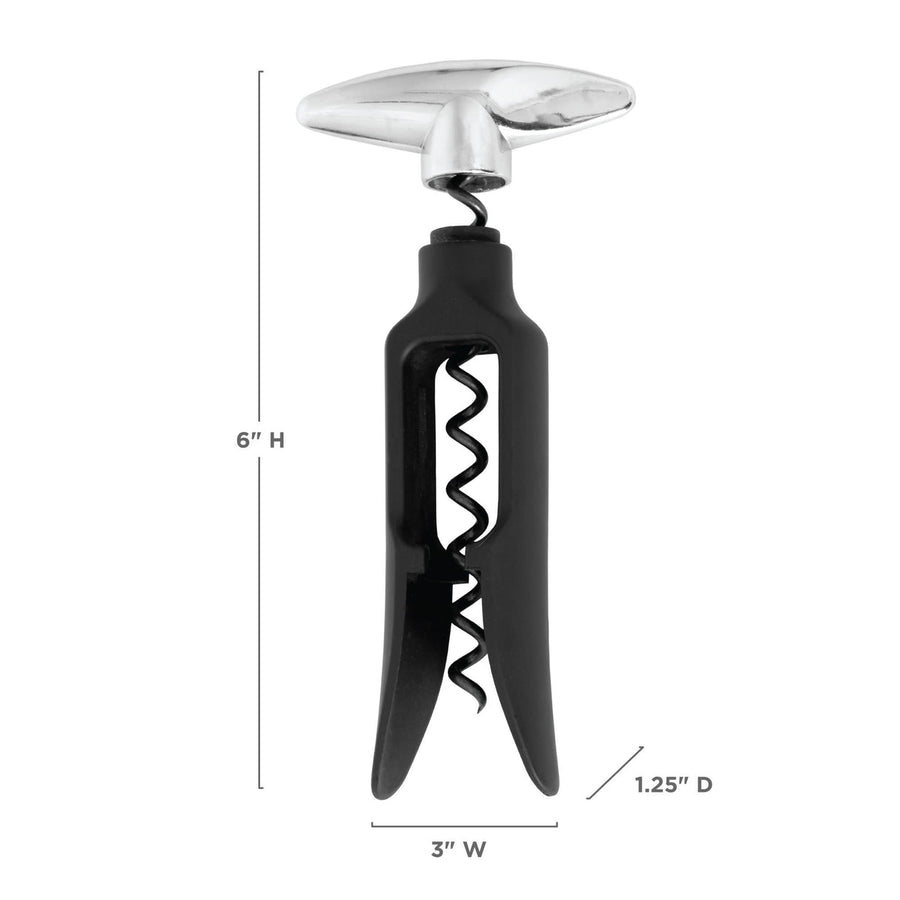 True Twister Easy-Turn Black Corkscrew