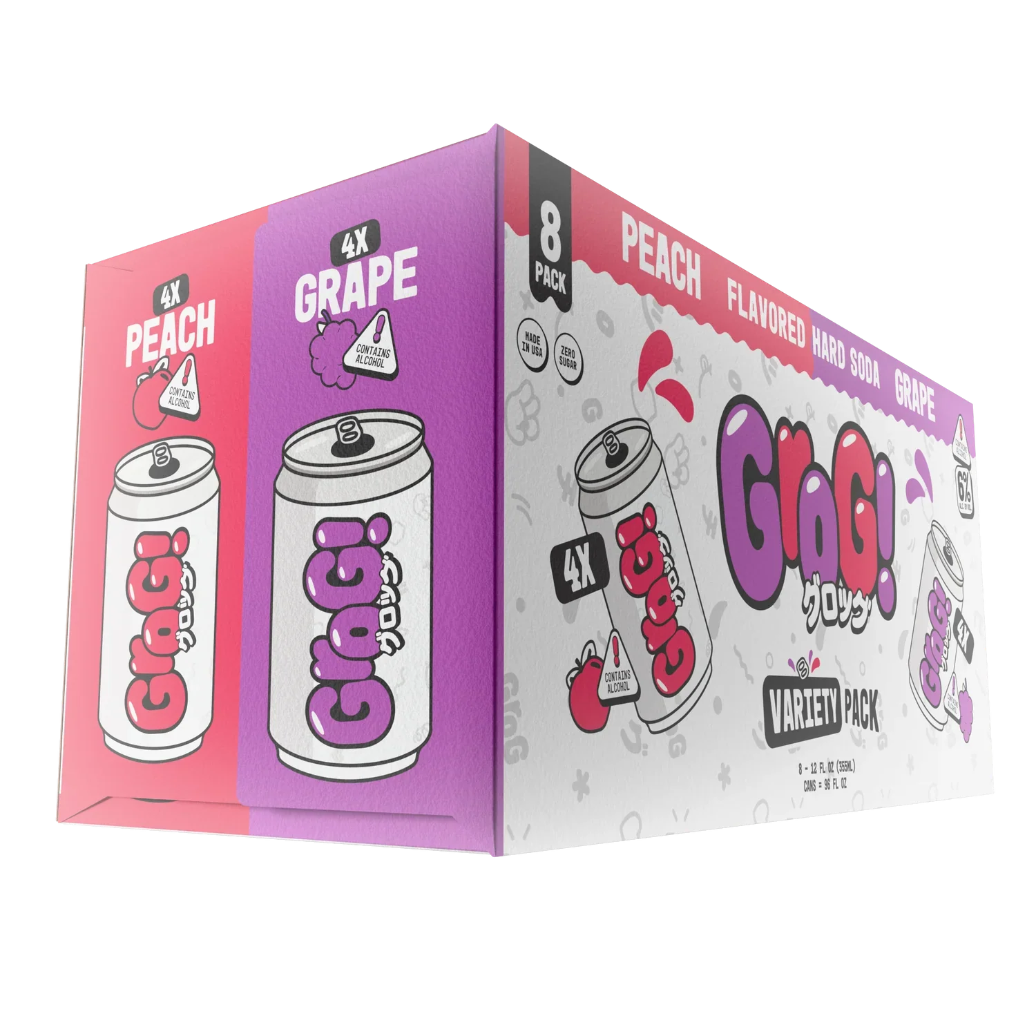 Grog Hard Soda Can 24-Pack