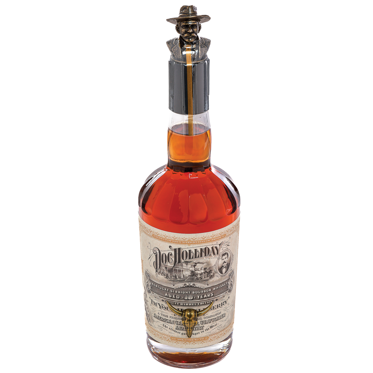 World Whiskey Society Doc Holliday 10 Year Old 175th Anniversary Straight Bourbon Whiskey 750ml