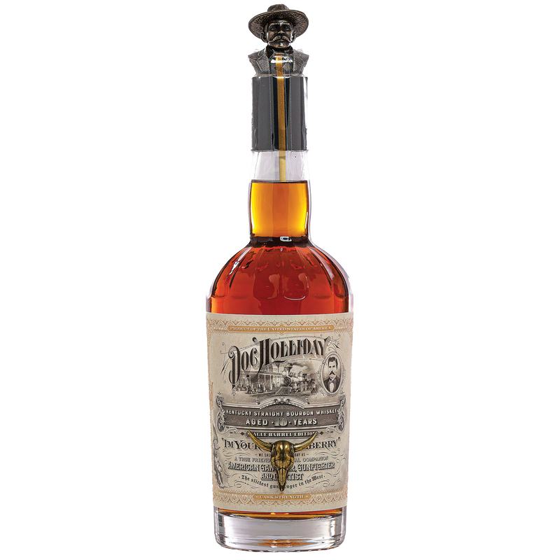 World Whiskey Society Doc Holliday 10 Year Old 175th Anniversary Straight Bourbon Whiskey 750ml