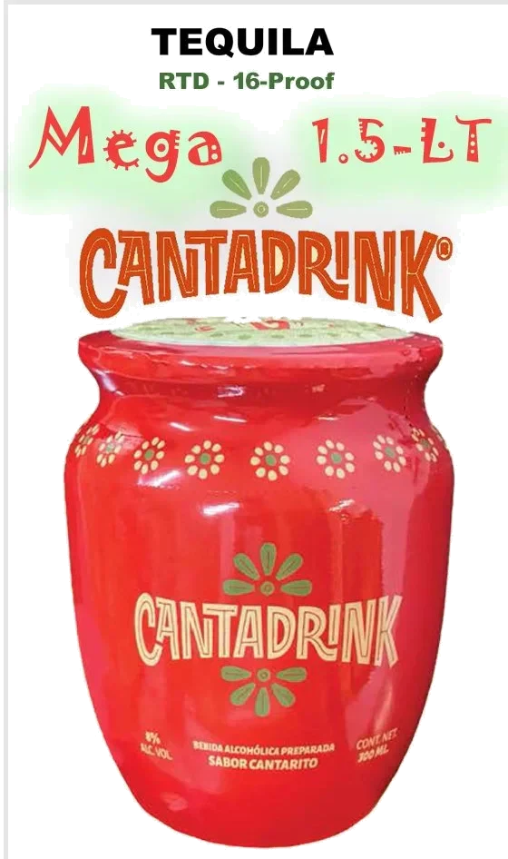 Cantadrink Cantarito Drink with Tequila Cocktail 1.5Lt