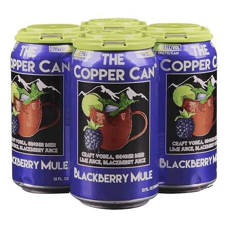 The Copper Can Blackberry Mule Can 4-Pack