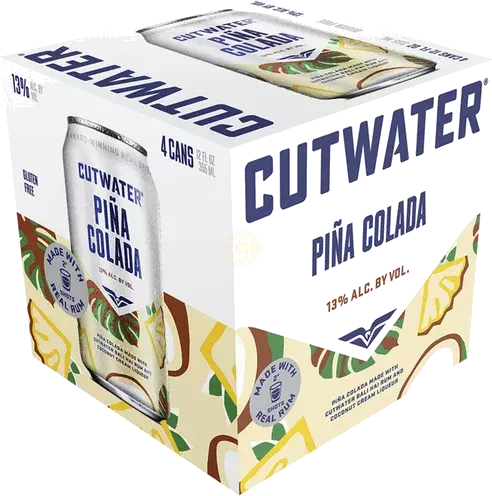 Cutwater Spirits Pina Colada Cocktail 4-Pack Can